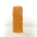 Rustic Fern Beeswax Candle