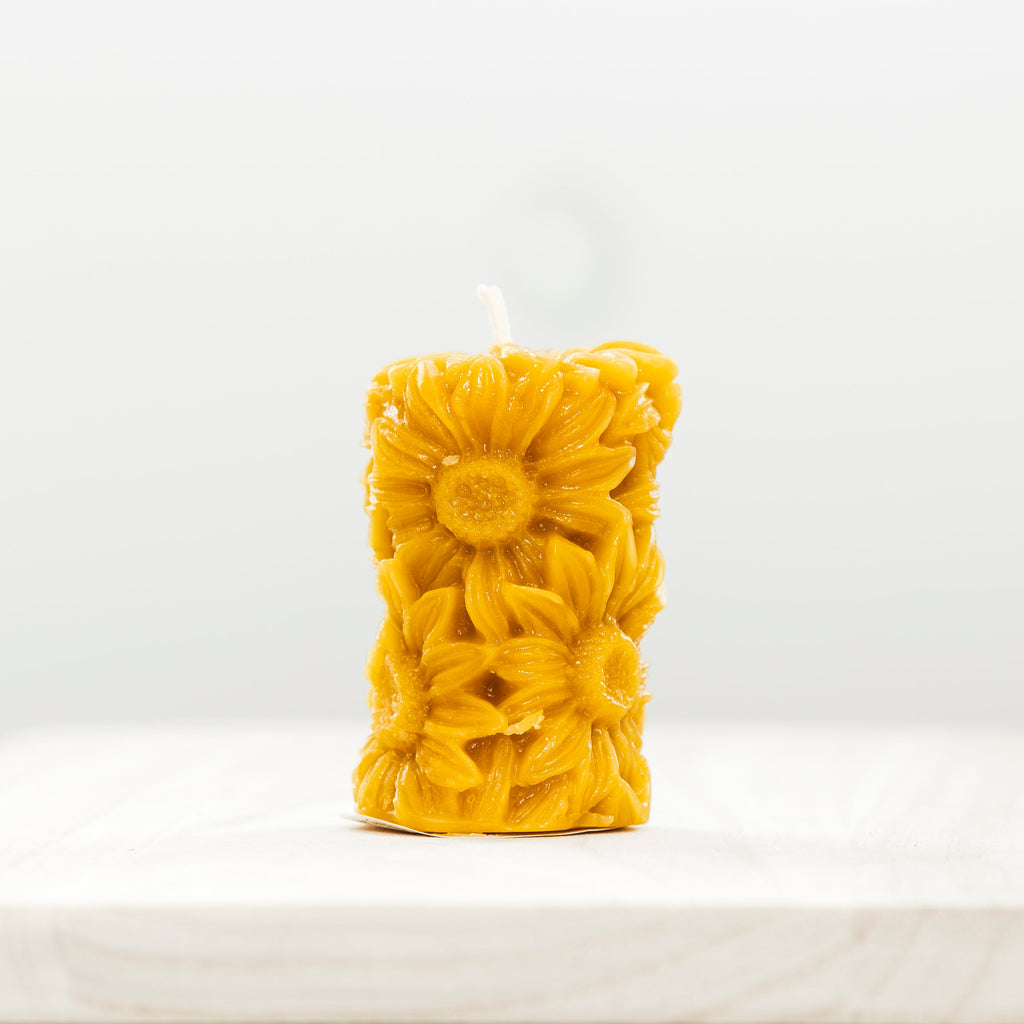 Beeswax Candles - 100% Pure - Sunflower