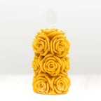 Fading Rose Beeswax Candles