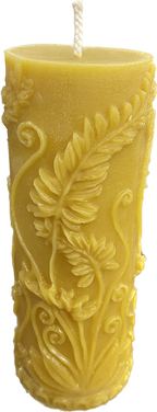 Rustic Fern Beeswax Candle