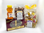 Cyber Monday Gift Box assortment with honey, English toffee, chocolate truffles, and Beehive Blend honey caramels